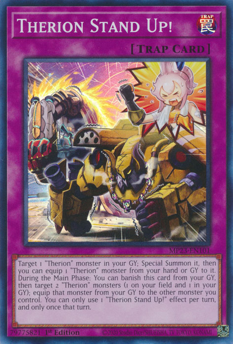Therion Stand Up! [MP23-EN101] Super Rare | Card Merchant Takapuna