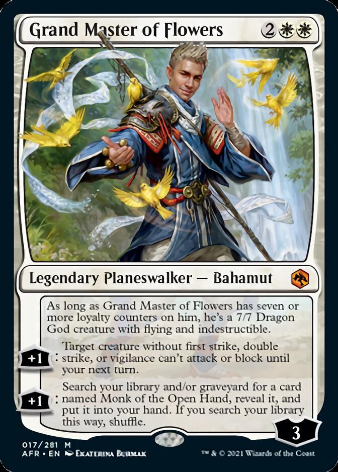 Grand Master of Flowers [Dungeons & Dragons: Adventures in the Forgotten Realms] | Card Merchant Takapuna
