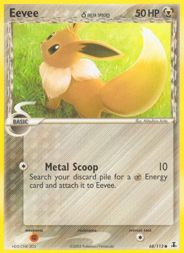 Eevee (68/113) (Delta Species) [EX: Delta Species] | Card Merchant Takapuna