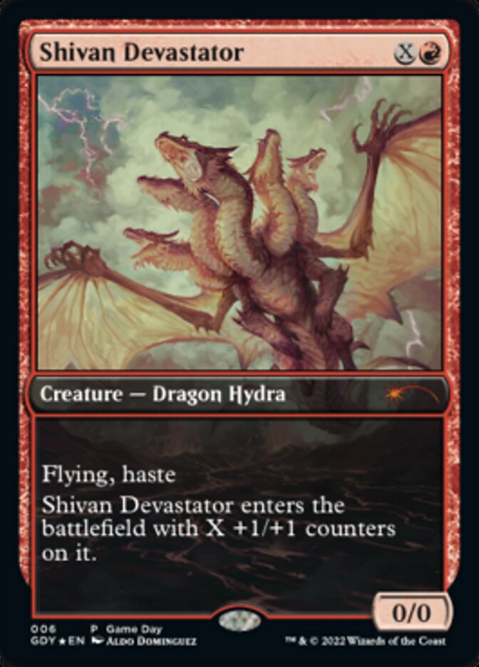 Shivan Devastator [Game Day 2022] | Card Merchant Takapuna