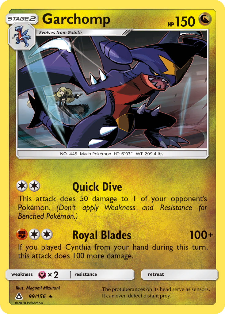 Garchomp (99/156) [Sun & Moon: Ultra Prism] | Card Merchant Takapuna