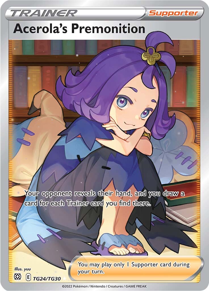 Acerola's Premonition (TG24/TG30) [Sword & Shield: Brilliant Stars] | Card Merchant Takapuna