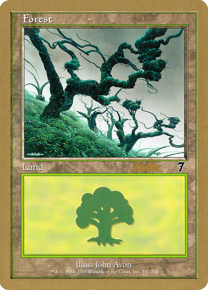 Forest (bk331) (Brian Kibler) [World Championship Decks 2002] | Card Merchant Takapuna