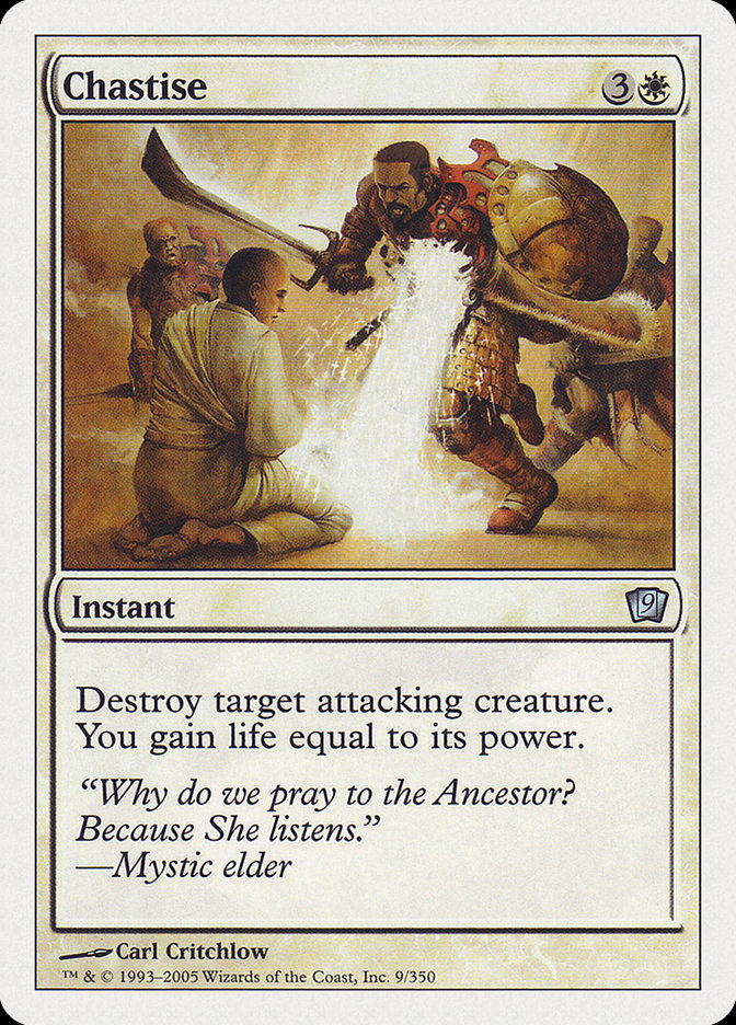 Chastise [Ninth Edition] | Card Merchant Takapuna