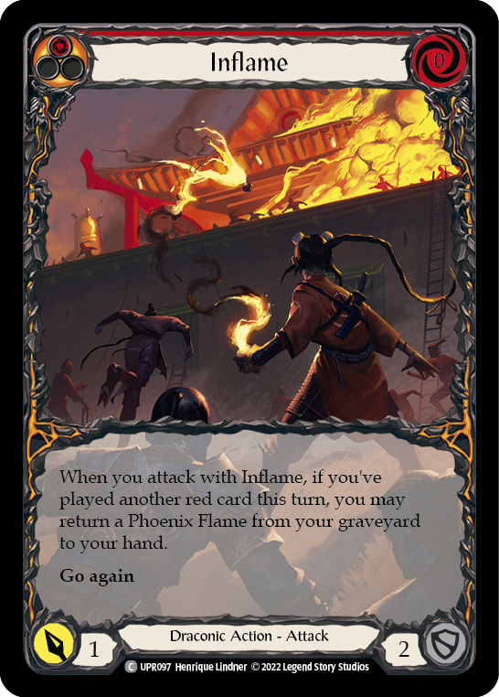 Inflame (Extended Art) [UPR097] (Uprising)  Rainbow Foil | Card Merchant Takapuna