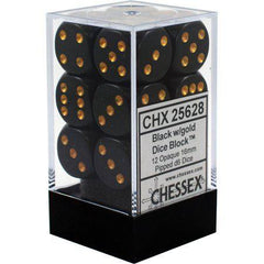Chessex 12-Die Set - Opaque | Card Merchant Takapuna