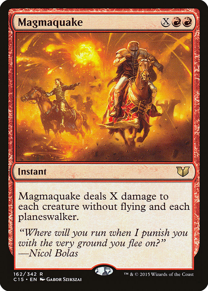Magmaquake [Commander 2015] | Card Merchant Takapuna