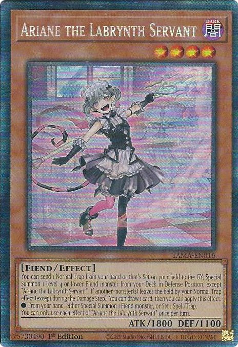 Ariane the Labrynth Servant [TAMA-EN016] Collector's Rare | Card Merchant Takapuna