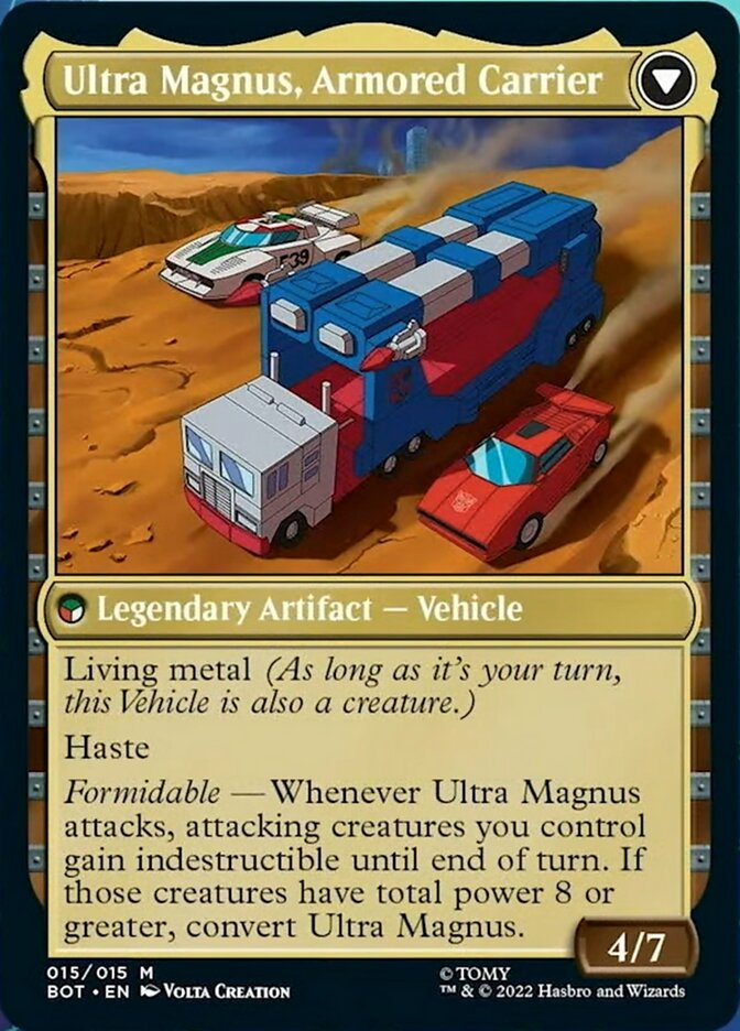 Ultra Magnus, Tactician // Ultra Magnus, Armored Carrier [Transformers] | Card Merchant Takapuna