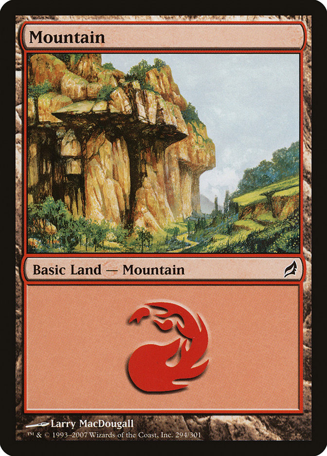 Mountain (294) [Lorwyn] | Card Merchant Takapuna