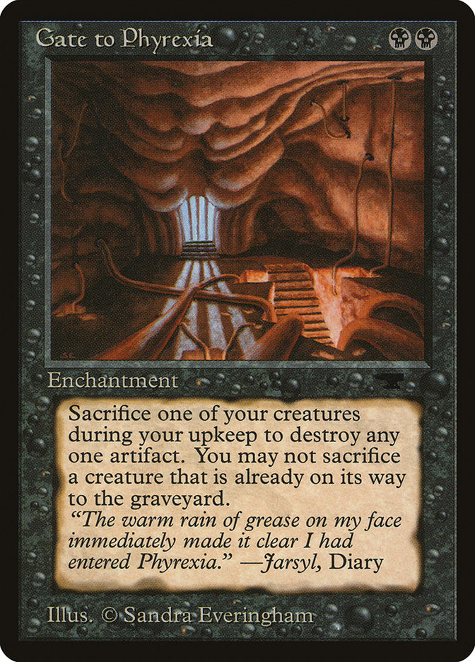 Gate to Phyrexia [Antiquities] | Card Merchant Takapuna