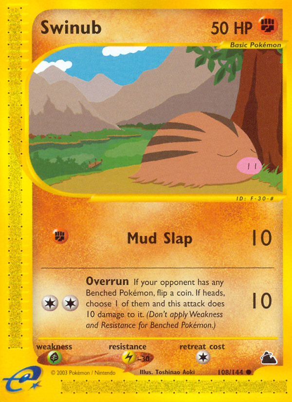 Swinub (108/144) [Skyridge] | Card Merchant Takapuna