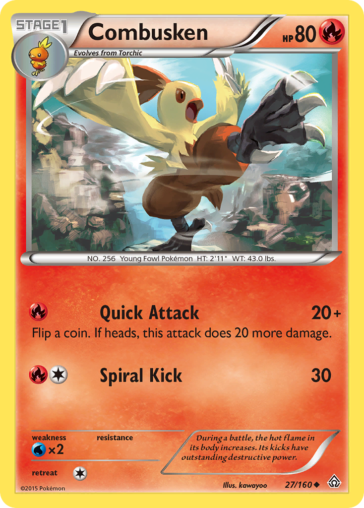 Combusken (27/160) [XY: Primal Clash] | Card Merchant Takapuna