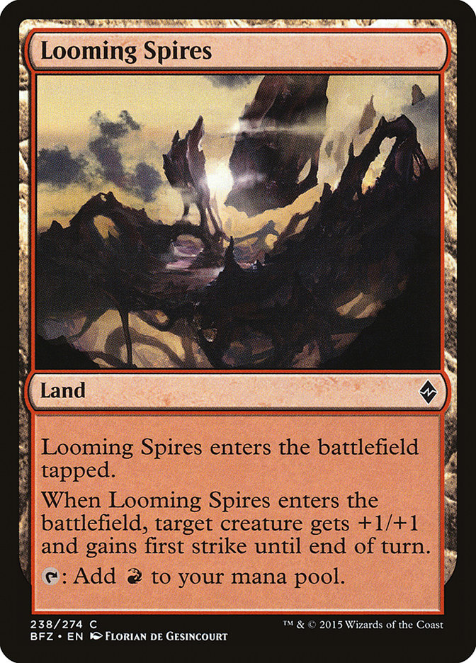 Looming Spires [Battle for Zendikar] | Card Merchant Takapuna
