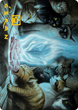 Can't Stay Away Art Card (Gold-Stamped Signature) [Innistrad: Midnight Hunt Art Series] | Card Merchant Takapuna