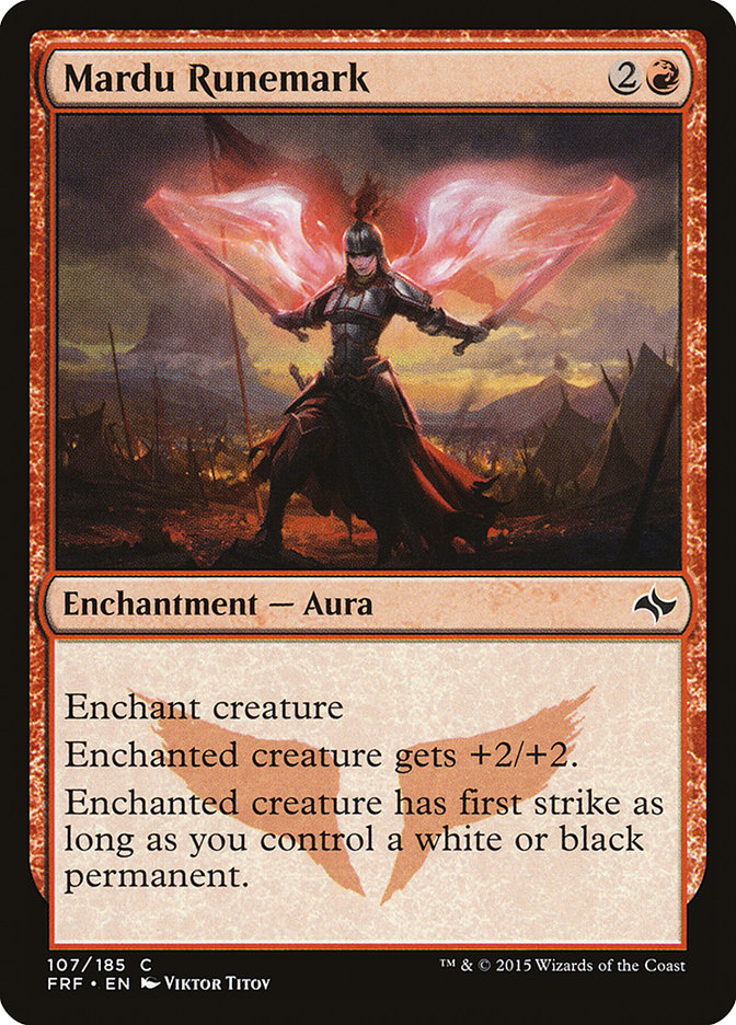 Mardu Runemark [Fate Reforged] | Card Merchant Takapuna