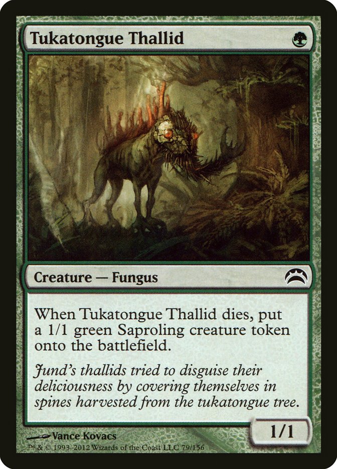 Tukatongue Thallid [Planechase 2012] | Card Merchant Takapuna