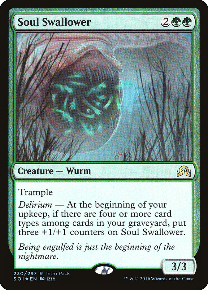 Soul Swallower (Intro Pack) [Shadows over Innistrad Promos] | Card Merchant Takapuna