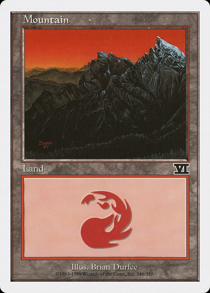 Mountain (346) [Classic Sixth Edition] | Card Merchant Takapuna