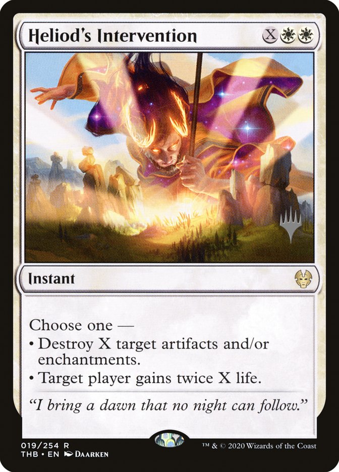 Heliod's Intervention (Promo Pack) [Theros Beyond Death Promos] | Card Merchant Takapuna