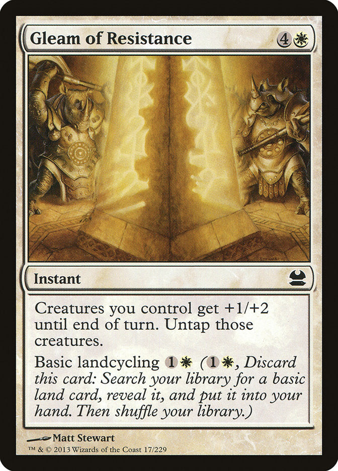 Gleam of Resistance [Modern Masters] | Card Merchant Takapuna