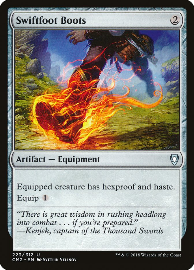 Swiftfoot Boots [Commander Anthology Volume II] | Card Merchant Takapuna