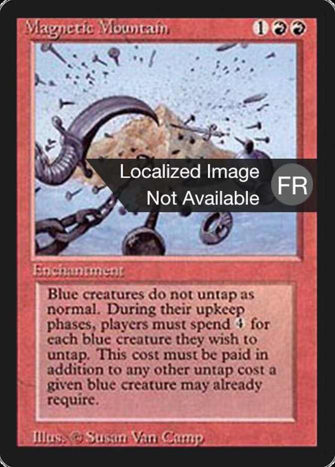 Magnetic Mountain [Foreign Black Border] | Card Merchant Takapuna