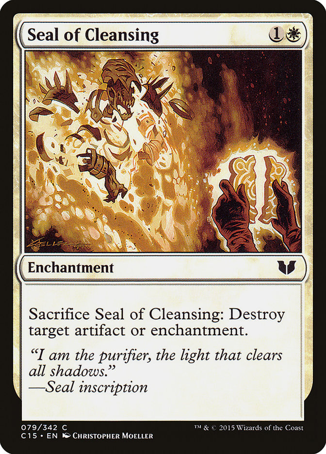 Seal of Cleansing [Commander 2015] | Card Merchant Takapuna