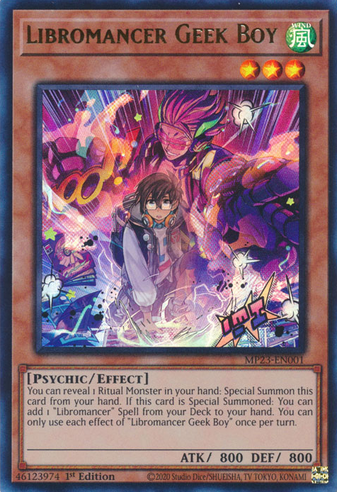 Libromancer Geek Boy [MP23-EN001] Ultra Rare | Card Merchant Takapuna