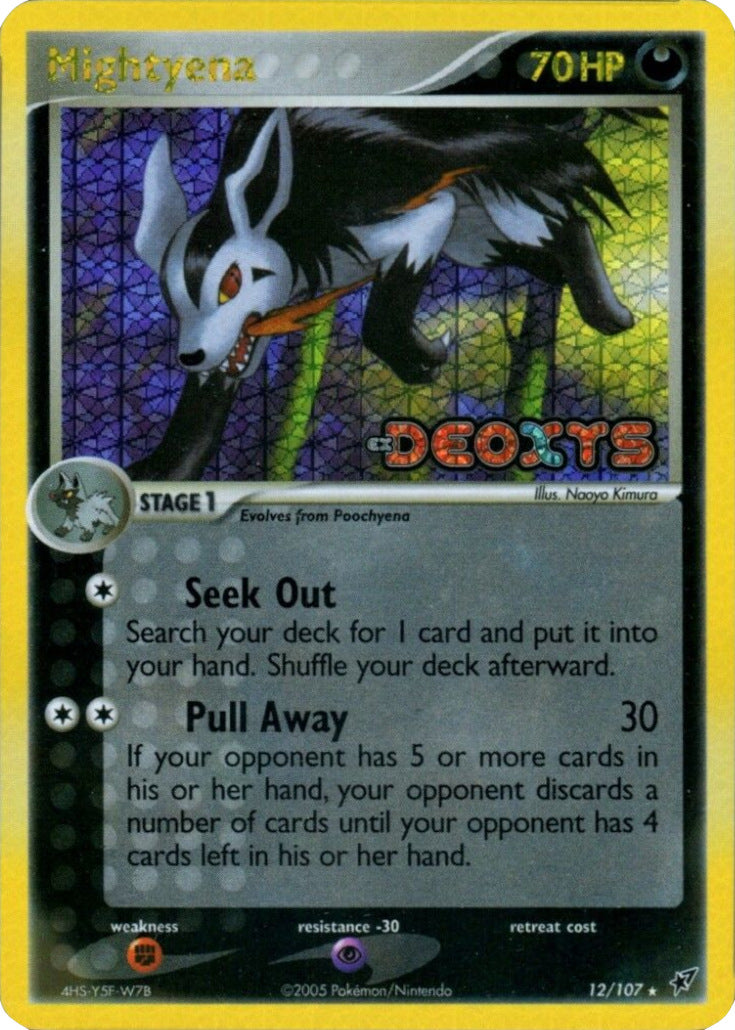 Mightyena (12/107) (Stamped) [EX: Deoxys] | Card Merchant Takapuna