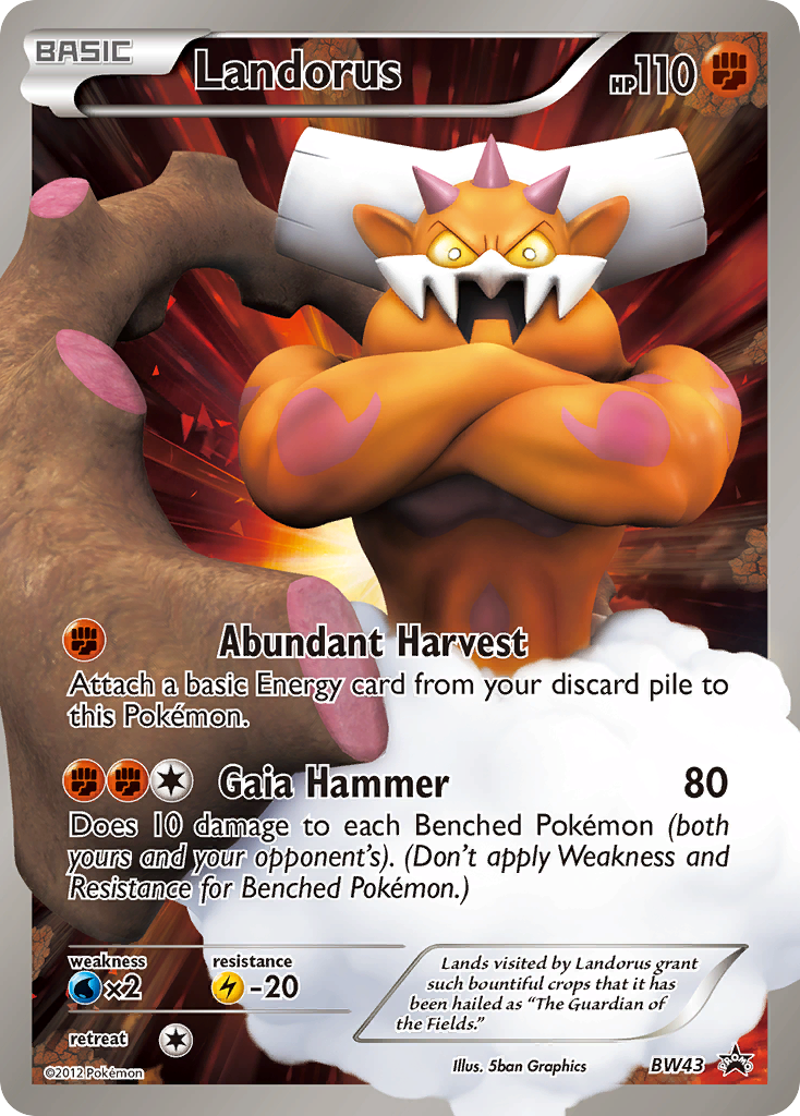 Landorus (BW43) [Black & White: Black Star Promos] | Card Merchant Takapuna