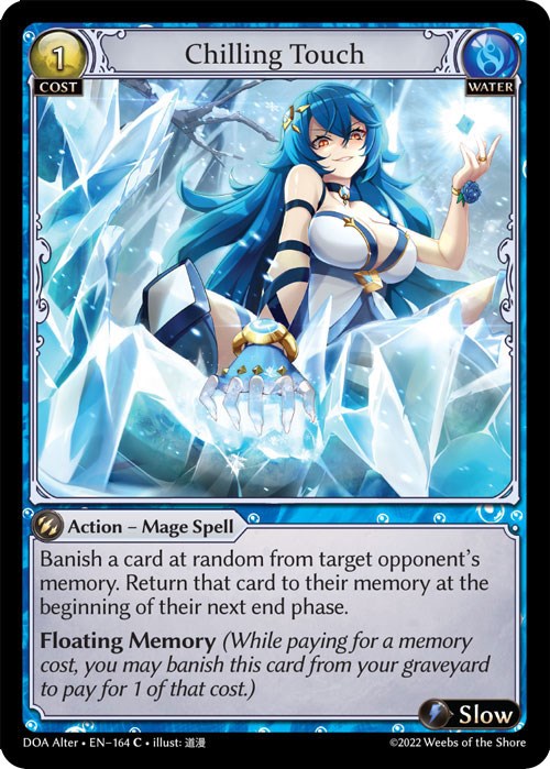 Chilling Touch (164) [Dawn of Ashes: Alter Edition] | Card Merchant Takapuna
