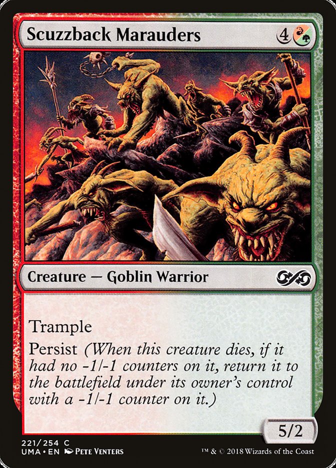 Scuzzback Marauders [Ultimate Masters] | Card Merchant Takapuna