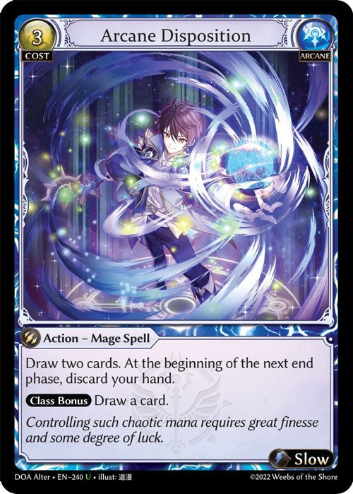 Arcane Disposition (240) [Dawn of Ashes: Alter Edition] | Card Merchant Takapuna