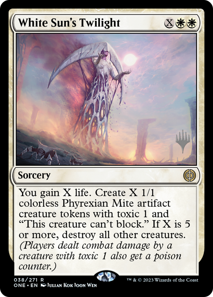White Sun's Twilight (Promo Pack) [Phyrexia: All Will Be One Promos] | Card Merchant Takapuna