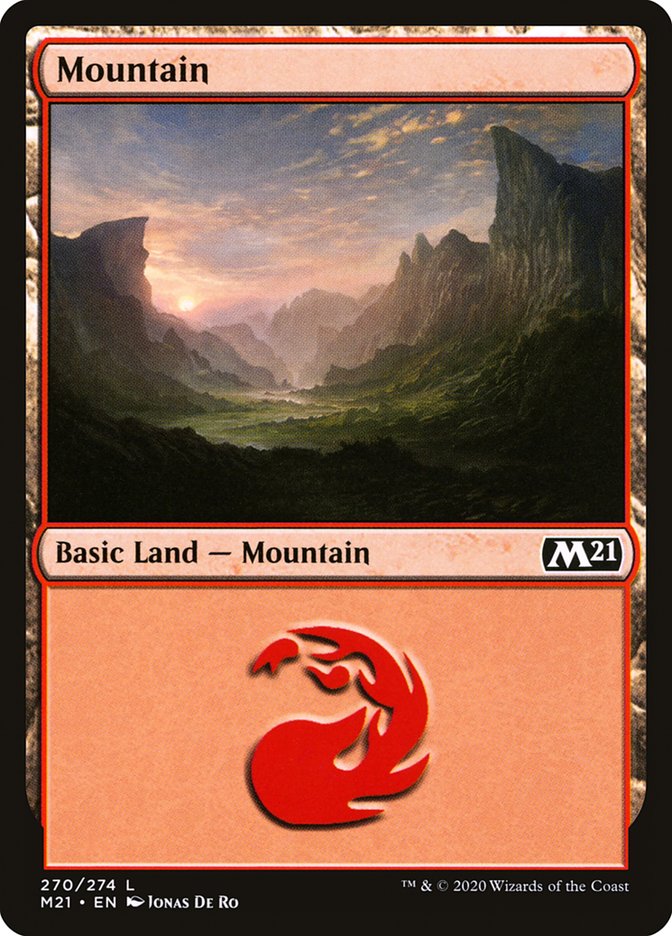 Mountain (270) [Core Set 2021] | Card Merchant Takapuna