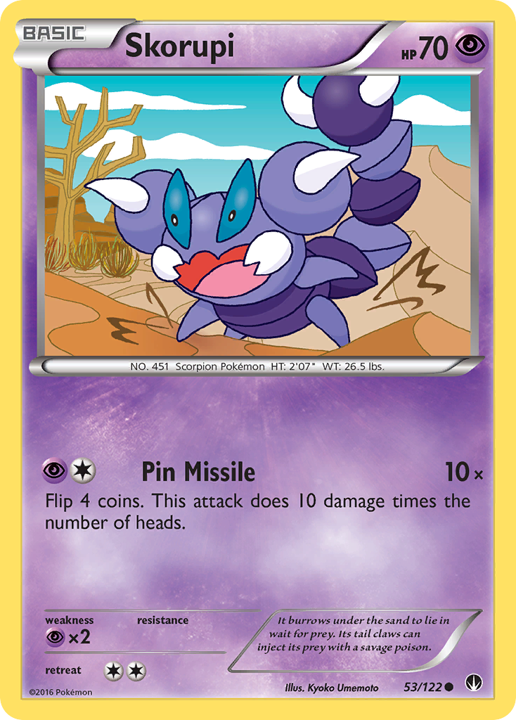 Skorupi (53/122) [XY: BREAKpoint] | Card Merchant Takapuna