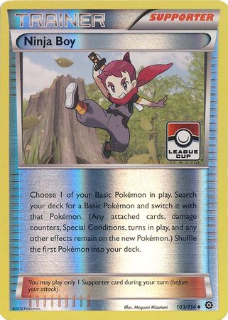 Ninja Boy (103/114) (League Promo) [XY: Steam Siege] | Card Merchant Takapuna