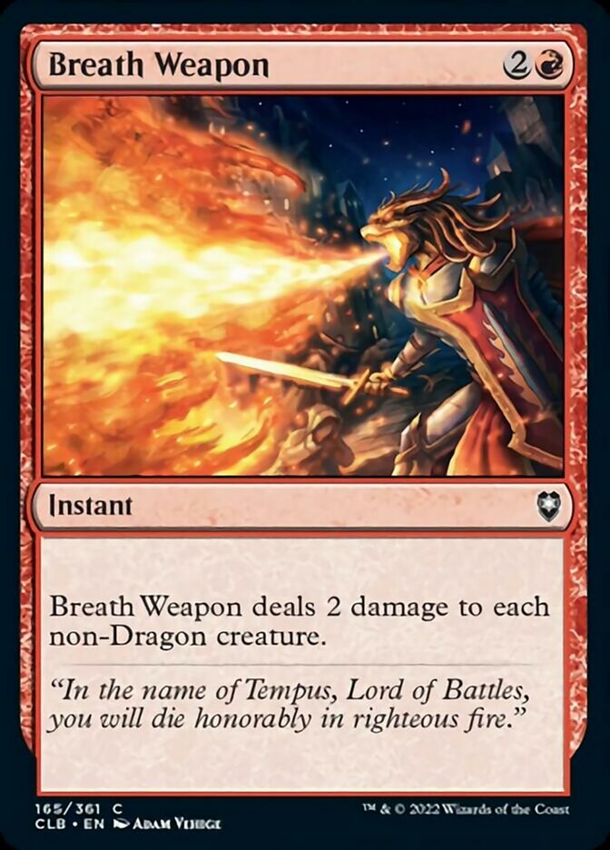 Breath Weapon [Commander Legends: Battle for Baldur's Gate] | Card Merchant Takapuna