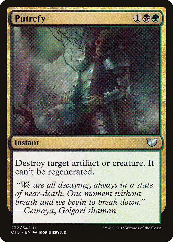 Putrefy [Commander 2015] | Card Merchant Takapuna