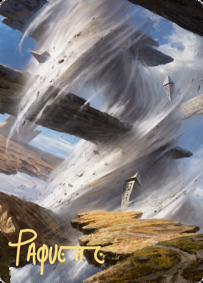 Plains 2 Art Card (Gold-Stamped Signature) [Zendikar Rising Art Series] | Card Merchant Takapuna