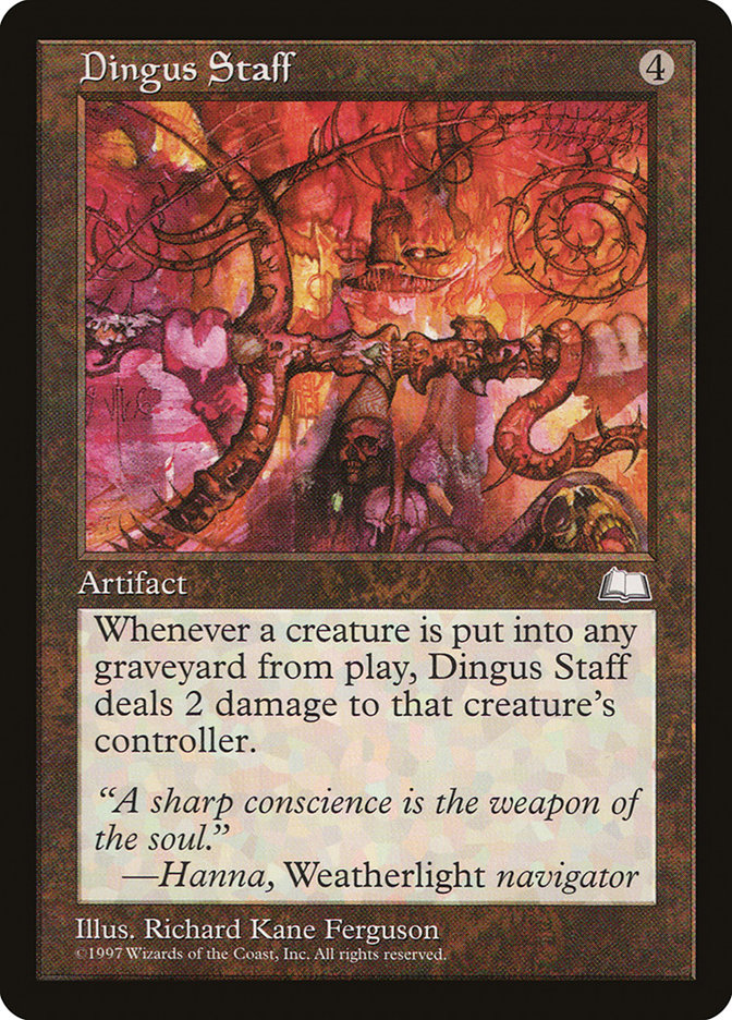 Dingus Staff [Weatherlight] | Card Merchant Takapuna