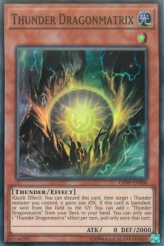Thunder Dragonmatrix [OP09-EN006] Super Rare | Card Merchant Takapuna