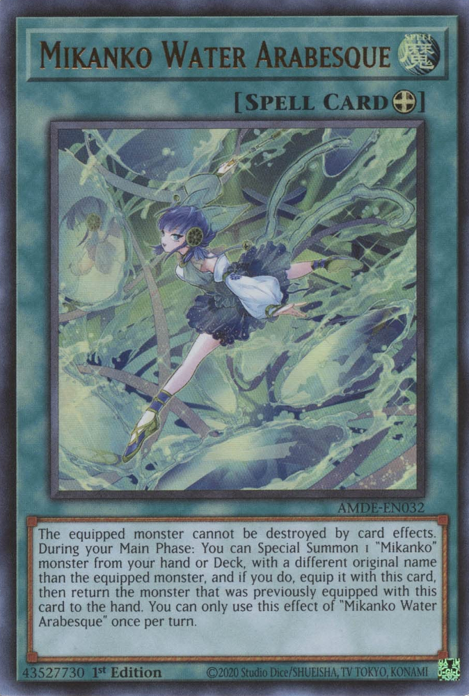 Mikanko Water Arabesque [AMDE-EN032] Ultra Rare | Card Merchant Takapuna