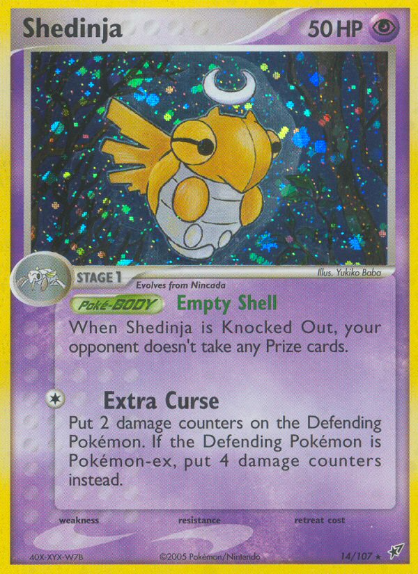 Shedinja (14/107) [EX: Deoxys] | Card Merchant Takapuna