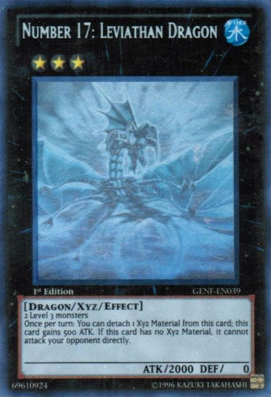 Number 17: Leviathan Dragon [GENF-EN039] Ghost Rare | Card Merchant Takapuna