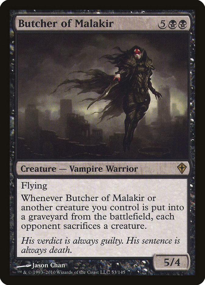Butcher of Malakir [Worldwake] | Card Merchant Takapuna