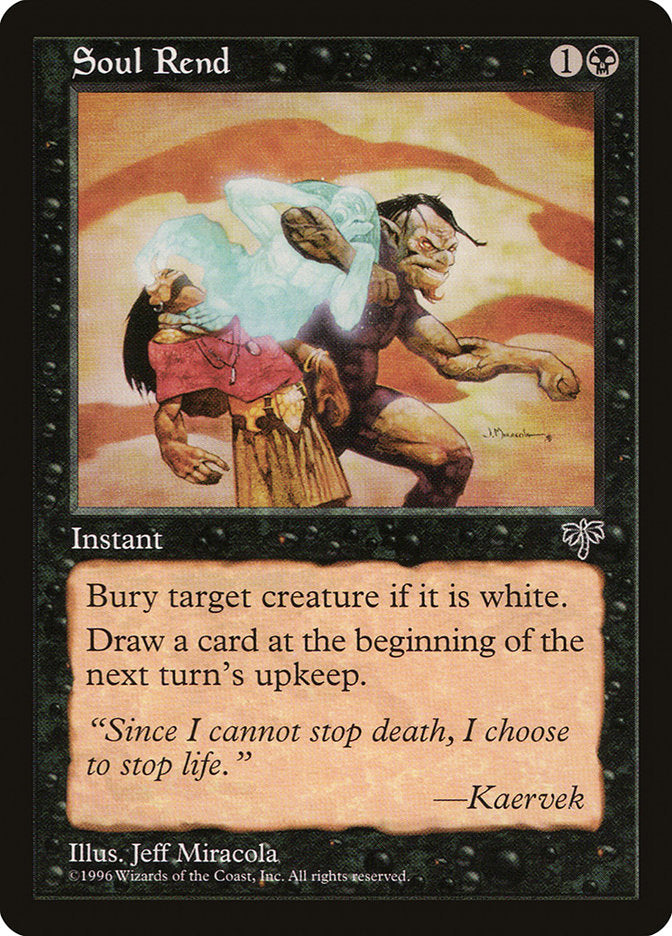 Soul Rend [Mirage] | Card Merchant Takapuna