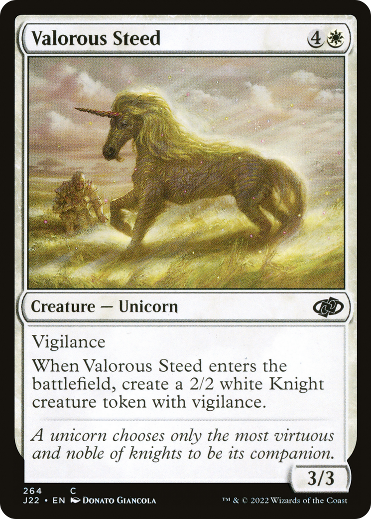 Valorous Steed [Jumpstart 2022] | Card Merchant Takapuna