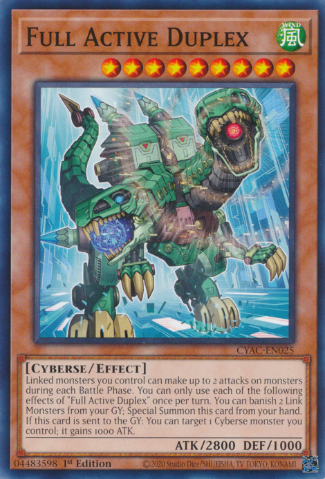 Full Active Duplex [CYAC-EN025] Common | Card Merchant Takapuna